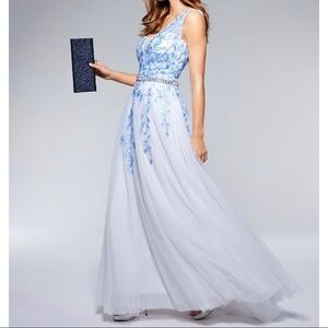 Prom dress- embellished embroidered gown (Macy’s)